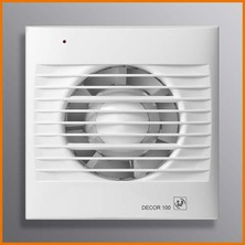 DECOR - ventilátor pro odvod vzduchu z toalety, koupelny, kuchyně